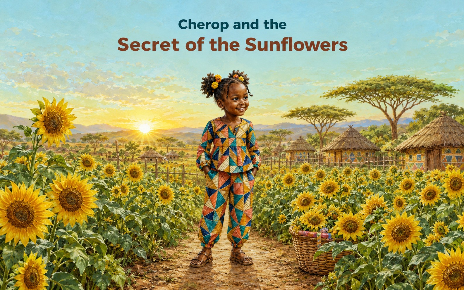 Cover artwork for Cherop and the Secret of the Sunflowers